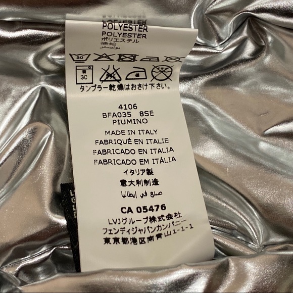 FENDI. Pink & Silver Rumi Baby Jacket. - Picture 8 of 9